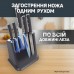Набір ножів Tefal Ever Sharp Pro, 6 предметів, чорний (K297S644)