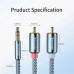 Кабель мультимедійний 3.5mm M to 2xRCA M 2.0m Essager (EYPZJ-MYA0H)