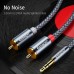 Кабель мультимедійний 3.5mm M to 2xRCA M 2.0m Essager (EYPZJ-MYA0H)