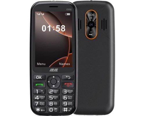 Мобільний телефон 2E E350 Black (694743656879)