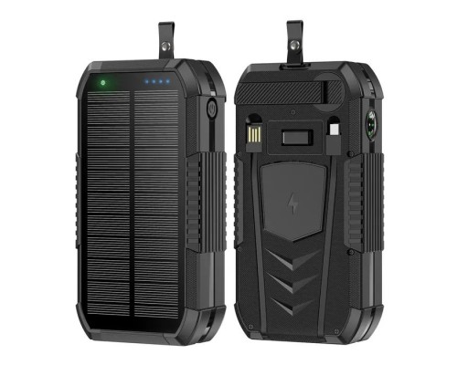 Батарея універсальна AURA NRG-40SE ARM SOLAR 40000mAh Wireless Dynamo charging Black (PBANRG40SEB)
