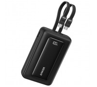 Батарея універсальна Anker 20000mAh 45W Built-In Dual USB-C Cables Black (A1681H12)