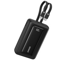 Батарея універсальна Anker 20000mAh 45W Built-In Dual USB-C Cables Black (A1681H12)