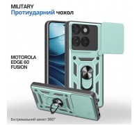 Чохол до мобільного телефона BeCover Military Motorola Edge 60 Fusion Dark Green (715524)