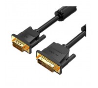 Кабель мультимедійний DVI M to VGA M 3.0m 24+5pin black Vention (EACBI)