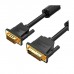 Кабель мультимедійний DVI M to VGA M 3.0m 24+5pin black Vention (EACBI)