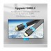 Кабель мультимедійний HDMI M to HDMI M 8.0m V2.0 4K60Hz PVC flat black Vention (AAKBK)
