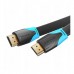 Кабель мультимедійний HDMI M to HDMI M 1.0m 4K60Hz black Vention (VAA-B02-L100)