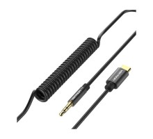 Кабель мультимедійний USB-C to 3.5mm M 1.0m black Vention (BGABF)