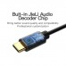Кабель мультимедійний USB-C to 3.5mm M 1.0m black Vention (BGABF)