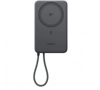 Батарея універсальна Ugreen 10000mAh 30W 1xUSB-C + 15W Magnetic Wireless + cable USB-C black (75982B)