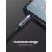 Кабель мультимедійний 3.5mm M to 3.5mm M 2.0m (4pin) AV183 gray Ugreen (20782)
