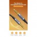 Кабель мультимедійний 3.5mm M to 3.5mm M 2.0m (4pin) AV183 gray Ugreen (20782)