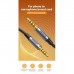 Кабель мультимедійний 3.5mm M to 3.5mm M 2.0m (4pin) AV183 gray Ugreen (20782)