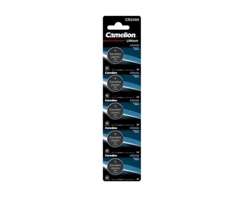 Батарейка CR 2450 Lithium * 5 Camelion (CR2450-BP5)