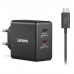 Блок живлення до ноутбуку Lenovo Dual USB-C 65W GaN Charger (40AW065BEU)