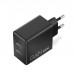Блок живлення до ноутбуку Lenovo Dual USB-C 65W GaN Charger (40AW065BEU)