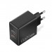 Блок живлення до ноутбуку Lenovo Dual USB-C 65W GaN Charger (40AW065BEU)