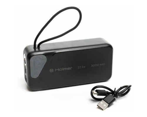 Батарея універсальна Hölmer NRG-02 Cheetah 30000mAh 22.5W Black (NRG-02 Cheetah)