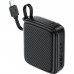 Батарея універсальна Acefast 10000mAh, 20W, PD, QC/3.0, build Type-C cable, M15, Black (6974316283973)