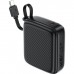 Батарея універсальна Acefast 10000mAh, 20W, PD, QC/3.0, build Type-C cable, M15, Black (6974316283973)