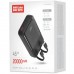 Батарея універсальна ColorWay 20 000 mAh DigiPower PD/45W, QC/4.0, Black (CW-PB200LP04BK)