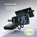 Батарея універсальна ColorWay 20 000 mAh DigiPower PD/45W, QC/4.0, Black (CW-PB200LP04BK)