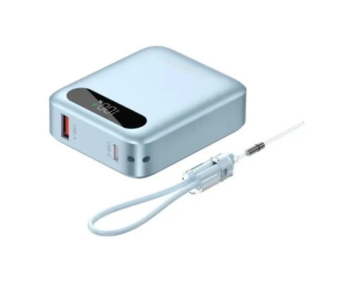 Батарея універсальна Choetech 10000mA, 22.5W, PD, QC, blue (B860-CCLBE)