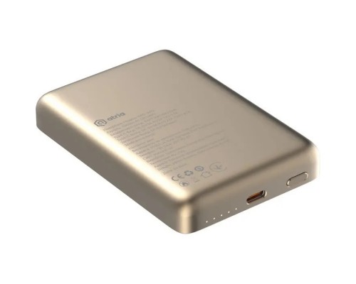 Батарея універсальна Atria 10000mAh, PD/20W, 15W Wireless MagSafe, White (WPD-W72G)