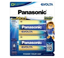 Батарейка D (LR20) Evolta лужна 2pcs Blister Panasonic (LR20EG/2B)