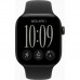 Смарт-годинник Apple Watch Series 12 GPS 46mm Black Aluminium Case with Black Sport Band - M/L (MJEL4RK/A)