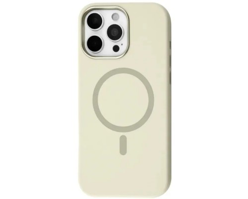 Чохол до мобільного телефона BeCover FIBRA Silicone OmniMag Apple iPhone 16 Pro Max Milk White (716239)