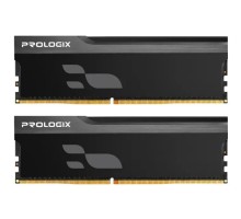 Модуль пам'яті для комп'ютера DDR5 32GB (2x16GB) 6000 MHz Onyx Black Prologix (PRO32GB6000YB5K)