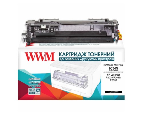 Картридж WWM для HP LJ P2035 (LC34N)