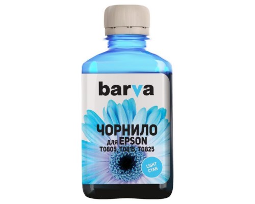 Чорнило Barva EPSON T0815 LIGHT CYAN 180г (E081-147)
