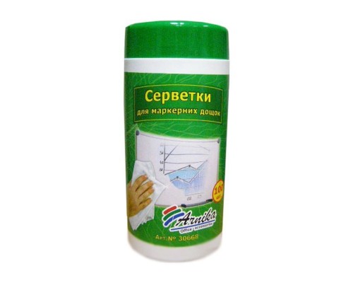 Серветки Arnika for marker boards tub-100pcs (30668)