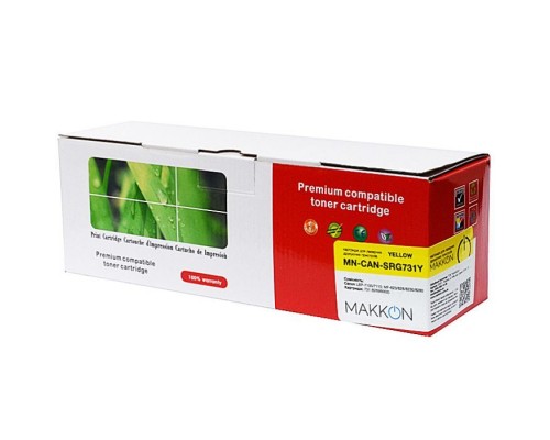 Картридж Makkon Canon 731 (SRG731Y) 1.5k yellow (MN-CAN-SRG731Y)