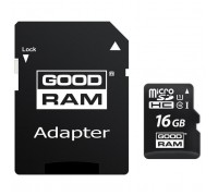 Карта пам'яті Goodram 16GB microSDHC Class 10 (M1AA-0160R12)