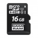 Карта пам'яті Goodram 16GB microSDHC Class 10 (M1AA-0160R12)