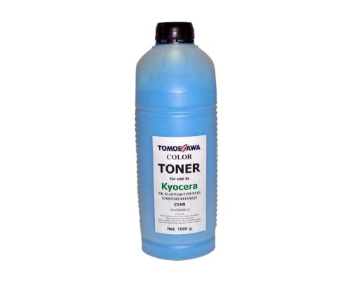 Тонер KYOCERA TK-5140/5195/5215/5305/8115 1кг Cyan Tomoegawa (TG-KM6030C-1)