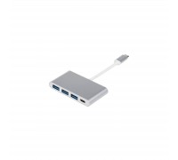 Концентратор Type-C 3.1 to 3xUSB 3.0 + Type-C 10 cm Atcom (12808)