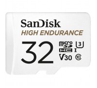 Карта пам'яті SanDisk 32GB microSDHC class 10 UHS-I U3 V30 High Endurance (SDSQQNR-032G-GN6IA)