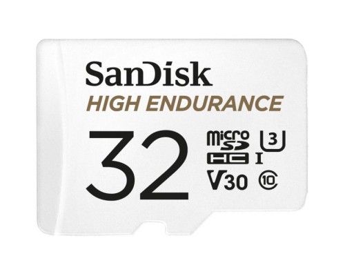 Карта пам'яті SanDisk 32GB microSDHC class 10 UHS-I U3 V30 High Endurance (SDSQQNR-032G-GN6IA)