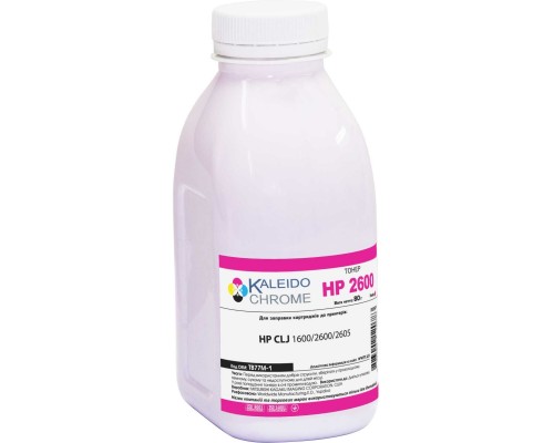 Тонер HP CLJ 1600/2600/2605 , 80г Magenta Kaleidochrome (TB77M-1)