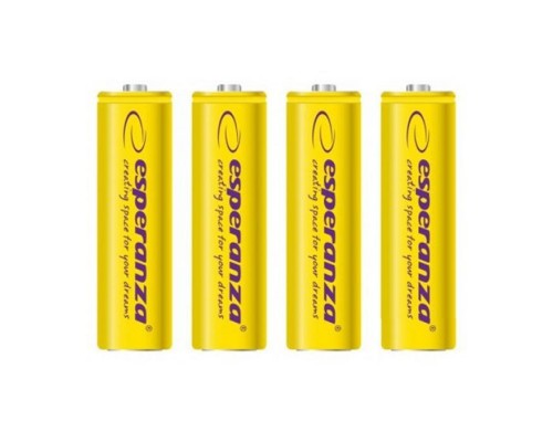 Акумулятор Esperanza AA 2000mAh Ni-MH * 4 yellow (EZA104Y)