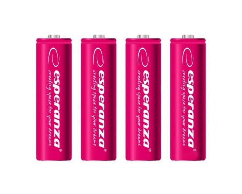 Акумулятор Esperanza AA 2000mAh Ni-MH * 4 red (EZA104R)