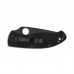 Ніж Spyderco Tenacious Black Blade Lightweight полусеррейтор (C122PSBBK)