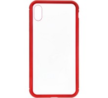 Чохол до мобільного телефона Armorstandart Magnetic Case 1 Gen. iPhone XS Max Clear/Red (ARM53391)