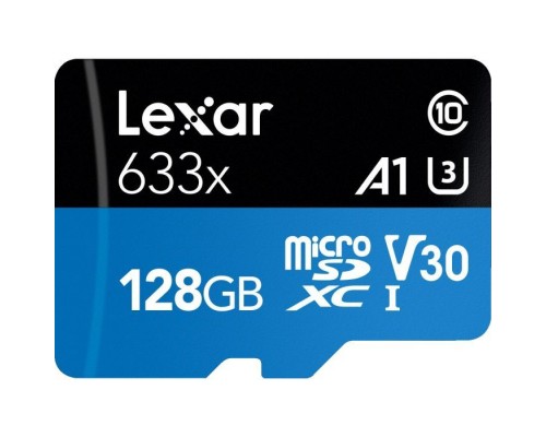 Карта пам'яті Lexar 128GB microSDXC class 10 UHS-I 633x (LSDMI128BB633A)