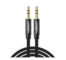 Кабель мультимедійний 3.5mm M to 3.5mm M 2.0m AV112 (Black) Ugreen (50363)